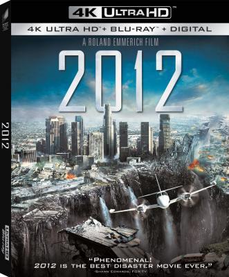 4K UHD 2012末日預言(港)/2012地球毀滅/2012世界末日 (2009) 2碟 全景聲